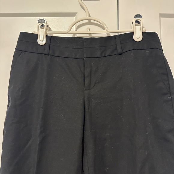 Banana Republic Black Pleated Trousers Petite Size 2P Women’s Workwear Business - Picture 5 of 11